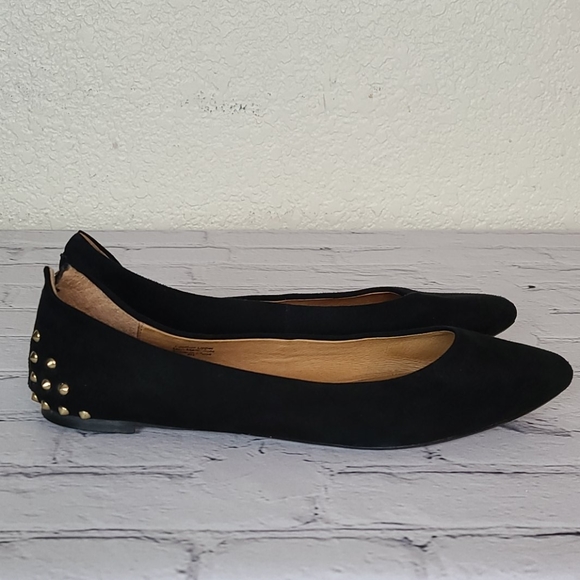 Halogen suede flats with heel studs, 8 - Picture 7 of 14